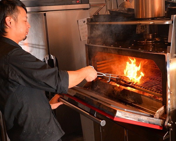 ジャスパー焼きシーン